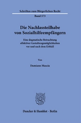 Die Nachlassteilhabe von Sozialhilfeempfängern. - Damiano Mascia