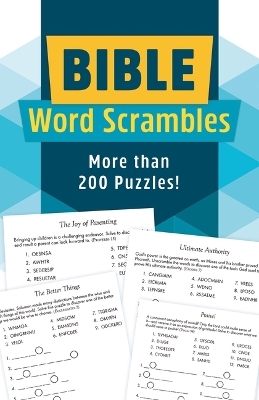 Bible Word Scrambles -  Compiled by Barbour Staff