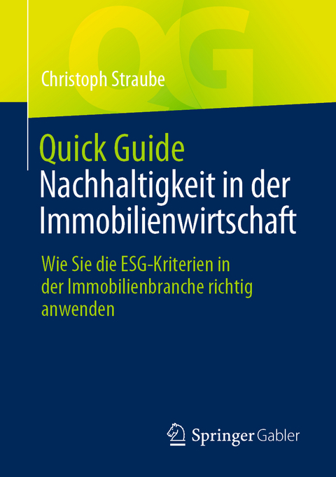 Nachhaltigkeit in der Immobilienwirtschaft - Christoph Straube