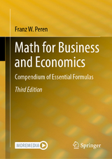 Math for Business and Economics - Peren, Franz W.