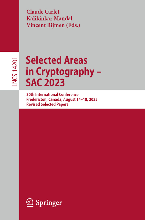 Selected Areas in Cryptography – SAC 2023 - 