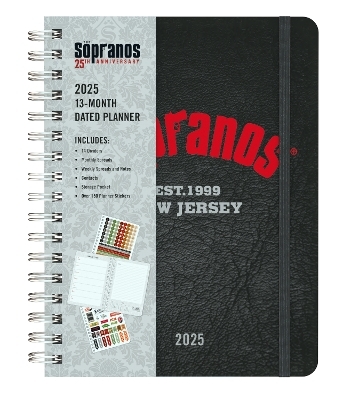 2025 The Sopranos 13-Month Weekly Planner -  Insights