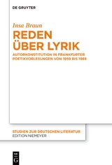 Reden über Lyrik - Insa Braun