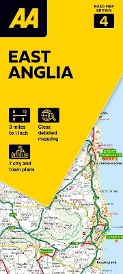 AA Road Map East Anglia