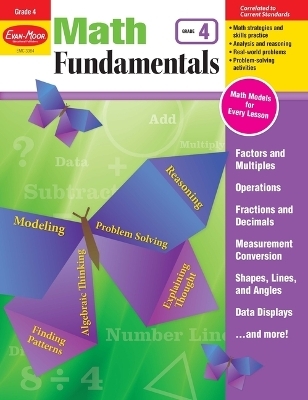 Math Fundamentals, Grade 4 Teacher Resource -  Evan-Moor Educational Publishers