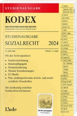 KODEX Studienausgabe Sozialrecht 2024 - Brameshuber, Elisabeth; Doralt, Werner