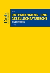 Unternehmens- und Gesellschaftsrecht - Martin Weber