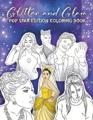 Glitter and Glam Pop Star Edition Coloring Book - Bloom Publishing