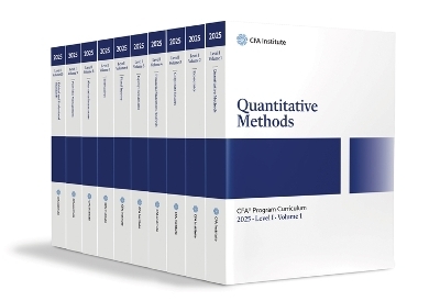 2025 CFA Program Curriculum Level I Box Set -  CFA Institute