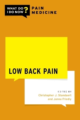 Low Back Pain - 