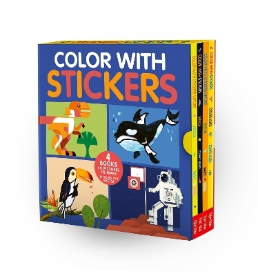 Color with Stickers 4-Book Boxed Set - Jonny Marx