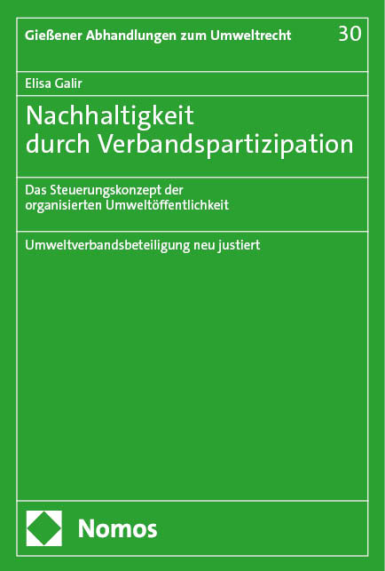 Nachhaltigkeit durch Verbandspartizipation - Elisa Galir