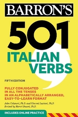 501 Italian Verbs, Fifth Edition - Colaneri, John; Luciani, Vincent; Danesi, Marcel, Ph.D.