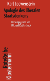 Apologie des liberalen Staatsdenkens - Karl Loewenstein