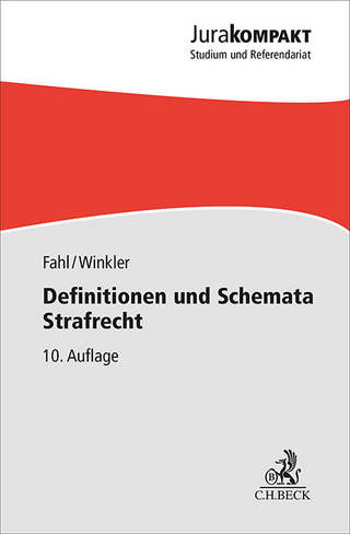 Definitionen und Schemata Strafrecht - Christian Fahl; Klaus Winkler