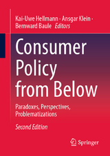 Consumer Policy from Below - Hellmann, Kai-Uwe; Klein, Ansgar; Baule, Bernward