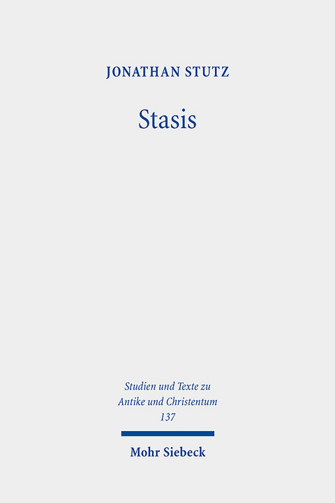 Stasis - Jonathan Stutz