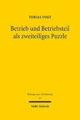 Betrieb und Betriebsteil als zweiteiliges Puzzle - Tobias Vogt