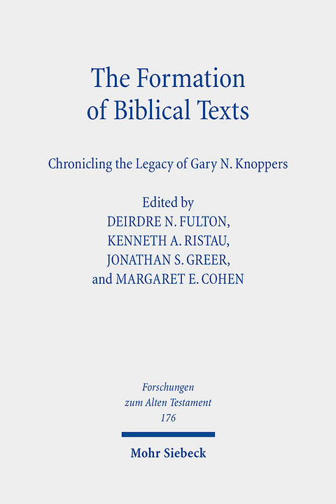 The Formation of Biblical Texts - 