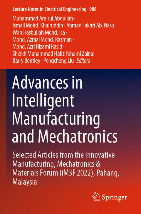 Advances in Intelligent Manufacturing and Mechatronics - 