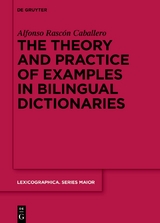 The theory and practice of examples in bilingual dictionaries - Alfonso Rascón Caballero