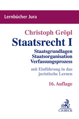 Staatsrecht I - Christoph Gröpl