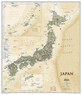 Japan Executive, tubed - National Geographic Maps