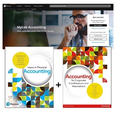 Issues in Financial Accounting + Accounting for Corporate Combinations and Associations + MyLab Accounting without Pearson eText - Scott Henderson, Graham Peirson, Kathy Herbohn, Tracy Artiach, Bryan Howieson