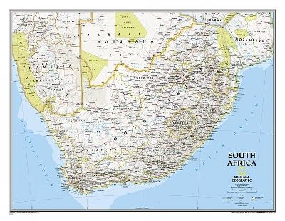 South Africa Classic, Laminated - National Geographic Maps