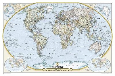 National Geographic Society 125th Anniversary World Map - National Geographic Maps