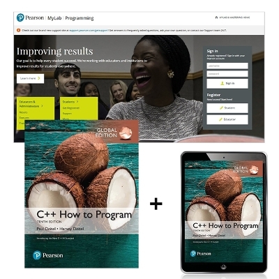 C++ How to Program (Early Objects Version), Global Edition + MyLab Programming with Pearson eText - Paul Deitel, Harvey Deitel