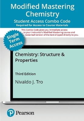 Mastering Chemistry with Pearson eText (up to 18-weeks) + Print Combo Access Code for Chemistry - Nivaldo Tro