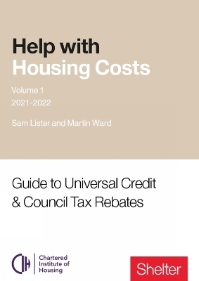 Help with Housing Costs: Volume 1 - Martin Ward, Sam Lister