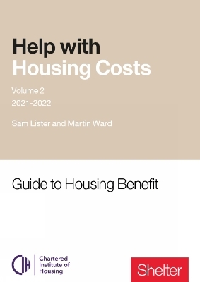 Help with Housing Costs: Volume 2 - Martin Ward, Sam Lister