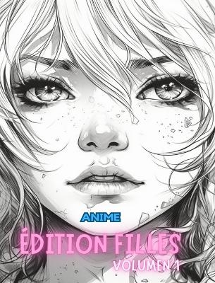 Livre de coloriage ANIME FILLES VOLUME 1 - Adult Coloring Books