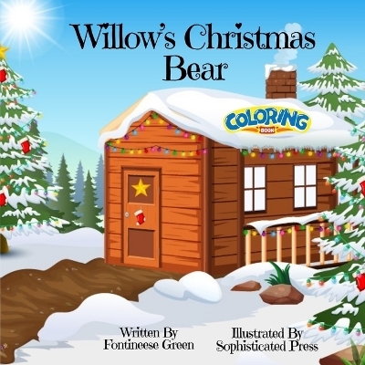 Willow's Christmas Bear Coloring Book - Fontineese Green