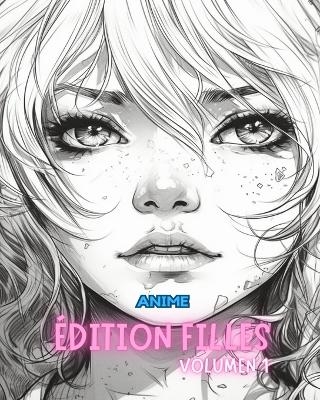 Livre de coloriage ANIME GIRLS EDITION VOLUME 1 - Adult Coloring Books