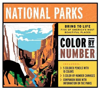 National Parks Color by Number Kit -  Editors of Chartwell Books