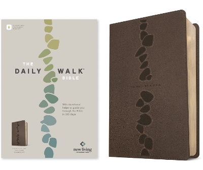 NLT Daily Walk Bible (Stepping Stones Dark Taupe)