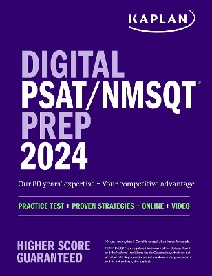 Digital PSAT/NMSQT Prep 2024 with 1 Full Length Practice Test, Practice Questions, and Quizzes -  Kaplan Test Prep