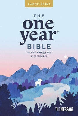 One Year Bible Message, Large Print Thinline Edition - Eugene H. Peterson