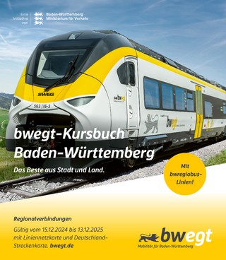 bwegt-Kursbuch Baden-Württemberg 2025 - 