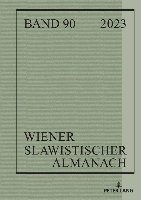 Wiener Slawistischer Almanach Band 90/2023 - 