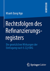 Rechtsfolgen des Refinanzierungsregisters - Khanh Dang Ngo