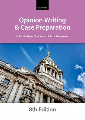 Opinion Writing and Case Preparation -  The City Law School