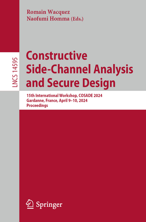 Constructive Side-Channel Analysis and Secure Design - Romain Wacquez