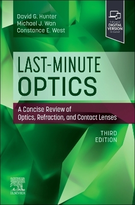 Last-Minute Optics - David G Hunter, Michael J. Wan, Constance West