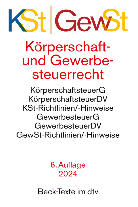 Körperschaftsteuerrecht und Gewerbesteuerrecht