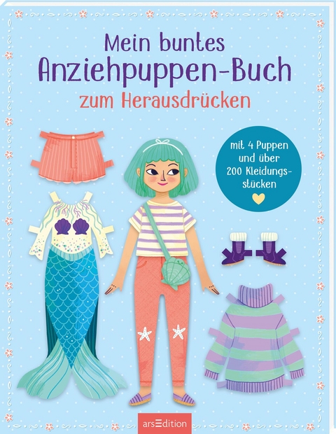 Mein buntes Anziehpuppen-Buch zum Herausdrücken