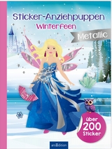 Sticker-Anziehpuppen Metallic – Winterfeen